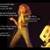 Led Zeppelin, Robert Plant, Jimmy Page, LA Forum, June 25, 1977, Jenny Lens, PunkPioneers.com